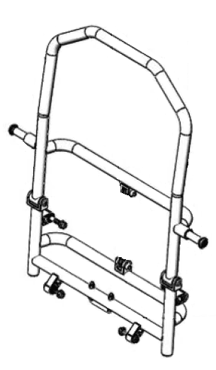 CITY 2 PLUS - Backrest Frame