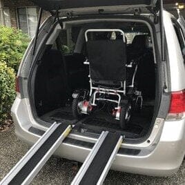 Rampe rétractable légère