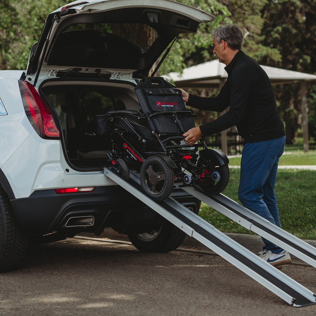 Rampe rétractable légère